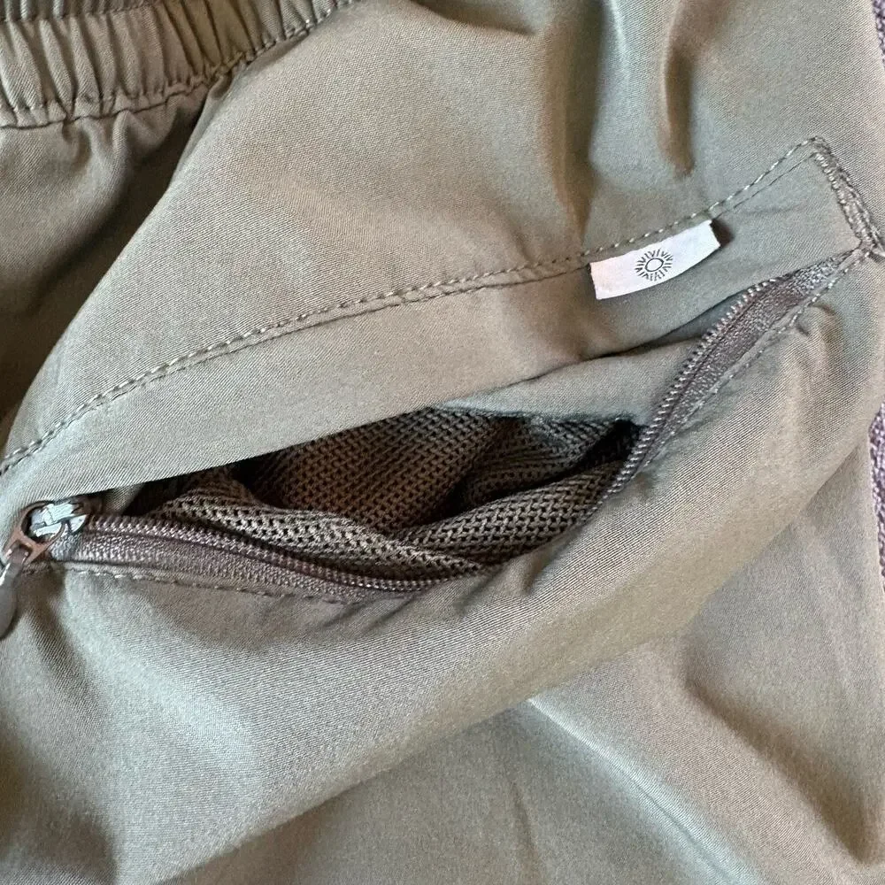 Rhythm Classic Stretch Beach Shorts Men’s Size 28 Green Minimalist Beach
